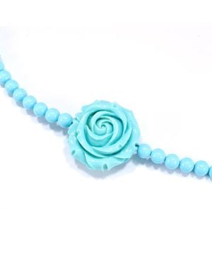 Mineralgems•Studio Choker With Light Rose - Blue