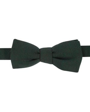 LE COLONEL Cyprus Italian Wool Bow Tie - Green