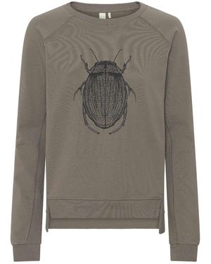 GROBUND The Organic Sweatshirt Martha Beetle - Grey