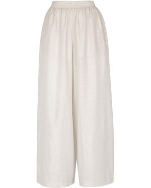 Helene Galwas Gerit Trousers Natural - White