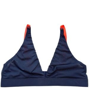 MeMe London Soft Plunge Bralette - Blue