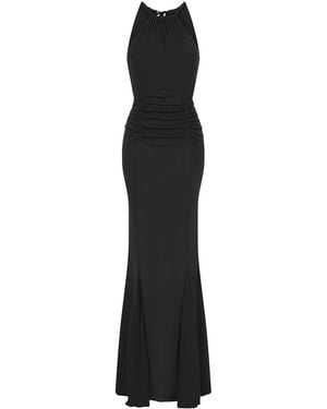Celestine & Mae Plume Maxi Dress - Black