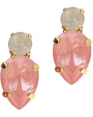 Otazu Flamingo Beetle Earrings - Pink