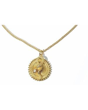 Rachel Nathan Queen Snake Necklace - Metallic
