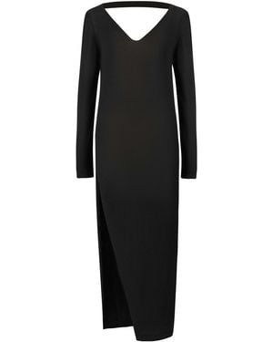 SALANIDA Mare 100% Linen Long Dress - Black