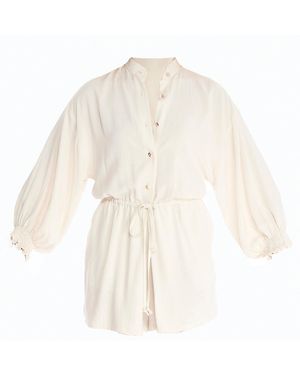 carlton jones Bella Romper - White