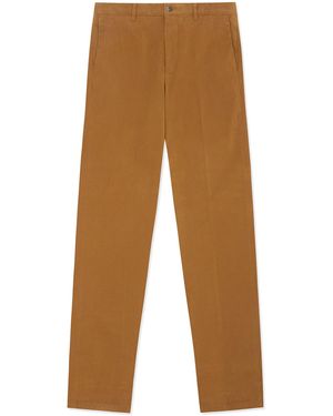 Gresham Blake Light Cotton Stretch Chino - Brown