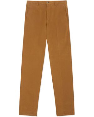 Gresham Blake Light Cotton Stretch Chino - Brown