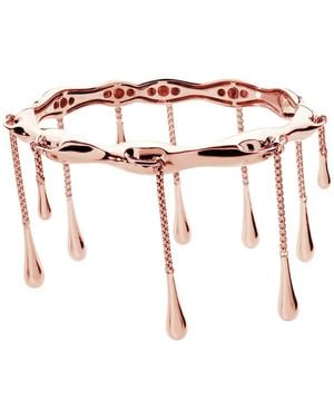 Lucy Quartermaine Drop Bangle - Metallic