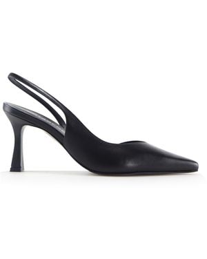 Notabene Emira Slingback Stilettos, Leather - Blue