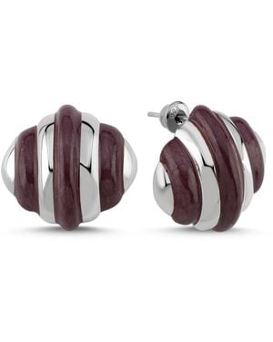 RADIAN jewellery Shell Earings - Purple