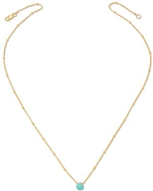 Heather Hawkins Jewelry Satellite Tiny Gemstone Necklace - Metallic