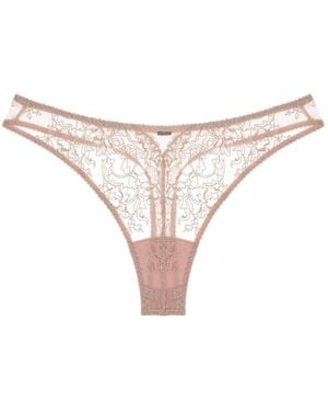 Journelle Neutrals Chloe Thong Champagne/Chamblis - White