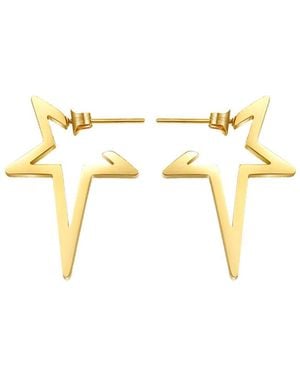 Saint Grace 18K Shooting Star Earrings - Yellow