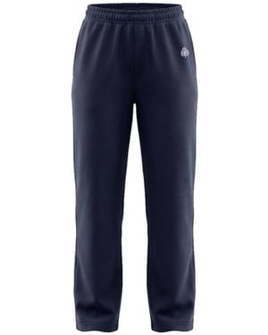 Be Athletica Varsity Athletica Wide-Leg Trousers - Blue