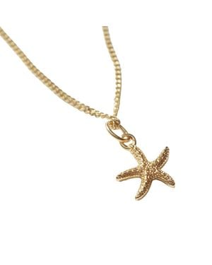Muru Mini Starfish Necklace - Metallic