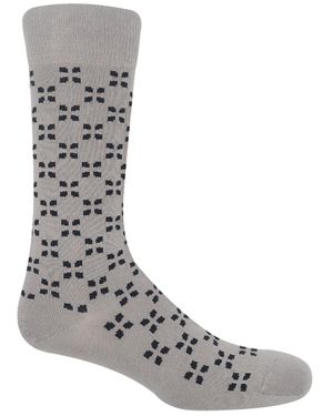 Peper Harow - Made in England Cambridge Socks – - Gray