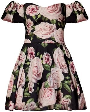 Nur Karaata Florence Mini Dress - Black