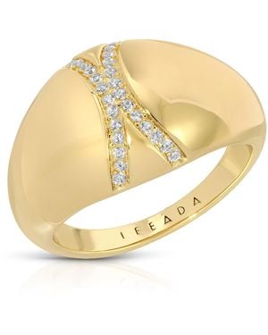 Leeada Jewelry Bene Dome Ring - Metallic