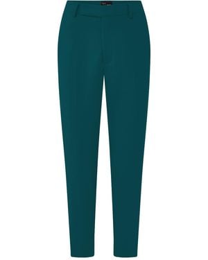 Layo G Cropped Stretch Dress Pants - Green