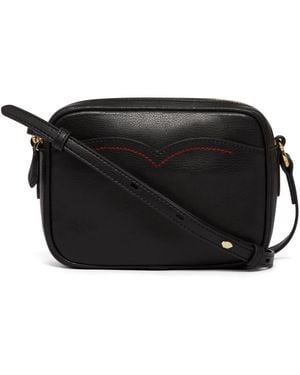 Lulu Guinness Leather Reese Crossbody Bag - Black