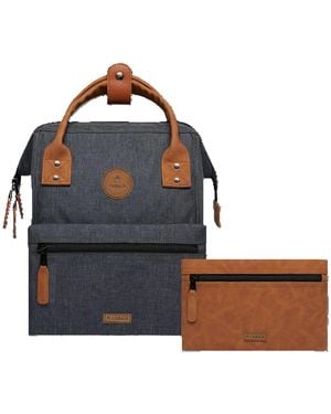 Cabaïa Adventurer Backpack Small Melanged Oxford Londres - Blue