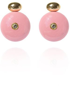 Saule Label Paloma Earrings - Pink