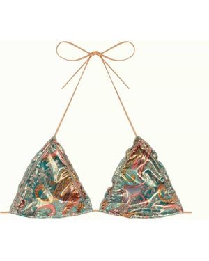 Camila Ctg Rio Rizo Bikini Top - Blue