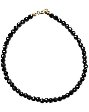 Herself Collections 14K Solid Spinel Bracelet - Black