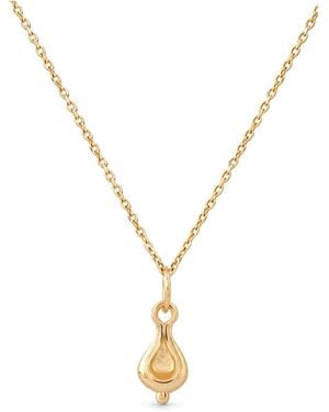 Astor & Orion Hecate Molten Drop Necklace - Metallic