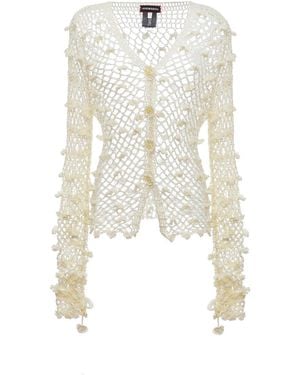 Andreeva Handmade Crochet Shirt - White