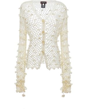 Andreeva Handmade Crochet Shirt - White