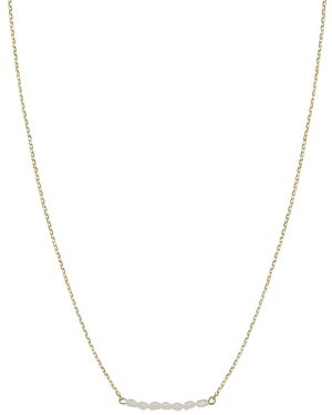 Lisa&Co. Chain Moving Pearls - Metallic