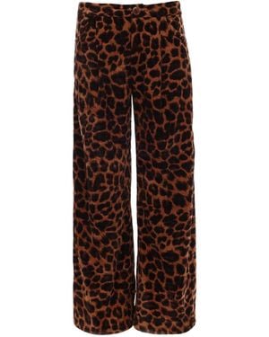 Traffic People Proceed With Caution Lulu Pants - Brown