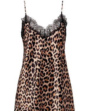 SAINTED SISTERS Mid Animal Chemise - Brown