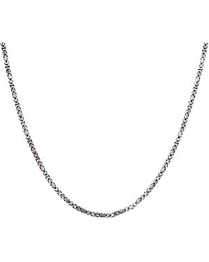 Spero London Sterling Byzantine Chain - Metallic