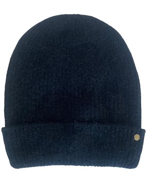 tirillm Holly Rib Knitted Cashmere Hat - Blue