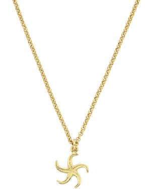 Zoe & Morgan Starfish Necklace - Metallic