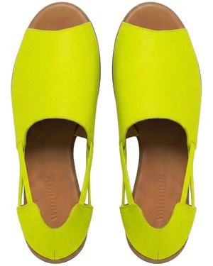 Womads Fluo Peep Toes - Yellow