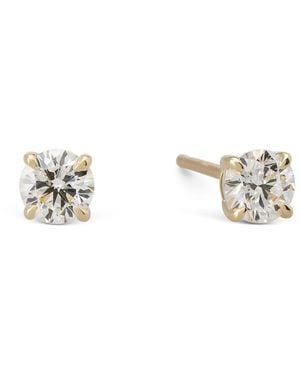 Dolcetto Designs Lab Grown Diamond Round Studs - Metallic
