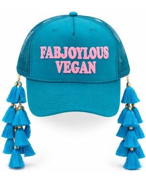Julia Clancey Fabjoylous Vegan Chacha Trucker Hat - Blue