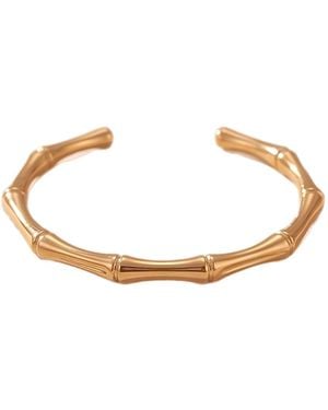 Divine Aria The Bamboo Handmade Bangle Indian Tarnish Free - Metallic