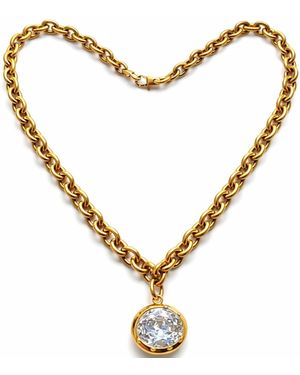 Jagged Halo Jewelry Margot Statement Necklace - Metallic