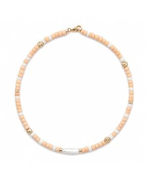Hye Jane Jewelry Peach Bari Necklace - Metallic