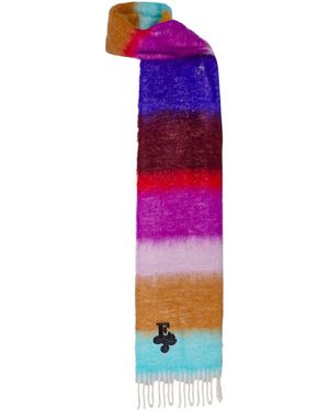 The Extreme Collection Mohair Scarf Brooks - Purple