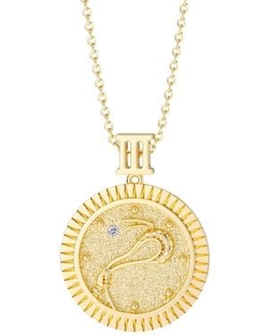 Vanimy Promised Land Strength & Bravery Coin Medallion Necklace - Metallic