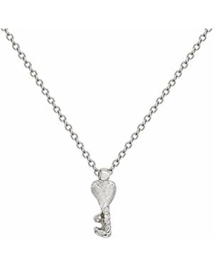 De Roms The Promise Molten Small Key Necklace - Metallic