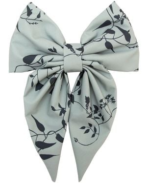 RainSisters Hair Bow Clip: Minty Kiss - Blue