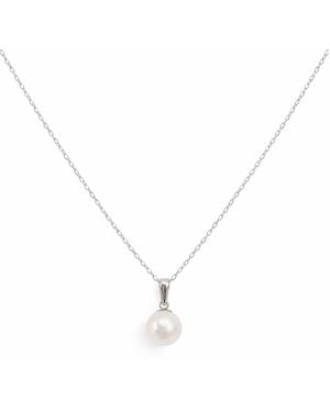 Pearl Code Luna Pendant Necklace - Metallic