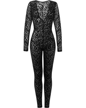 Perilla Lingerie Kendall Jumpsuit Long - Black